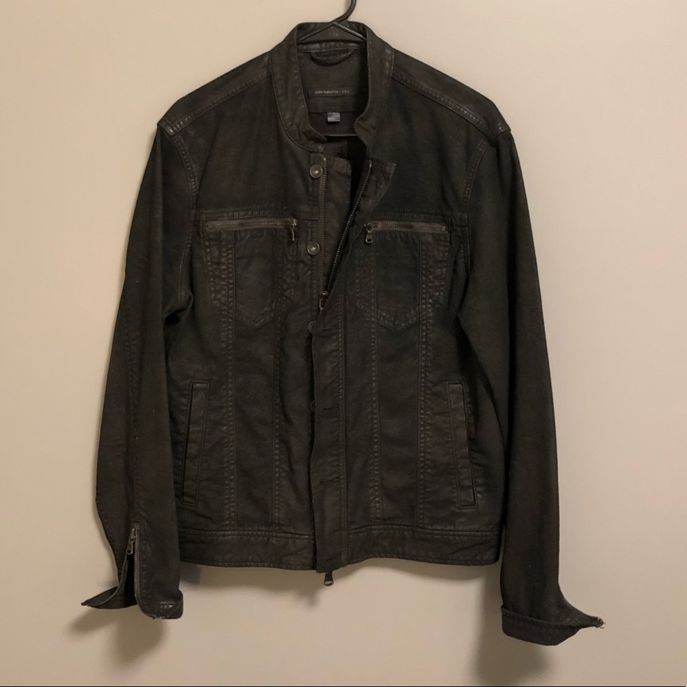 John Varvatos Distressed Jacket